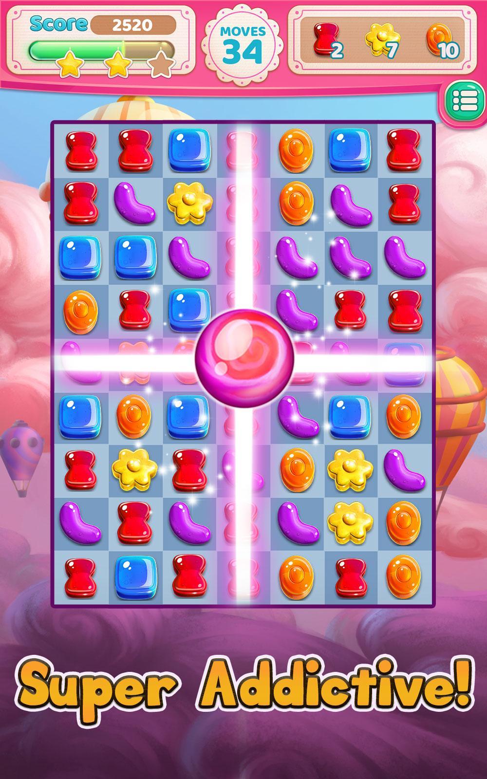 Cuplikan Layar Game Crazy Sweet Match 3