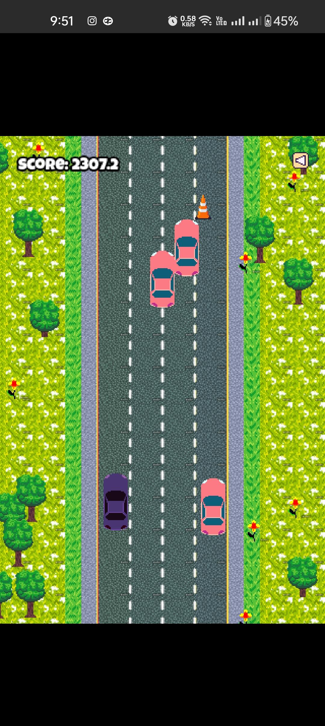 Traffic Drive Game Screenshot