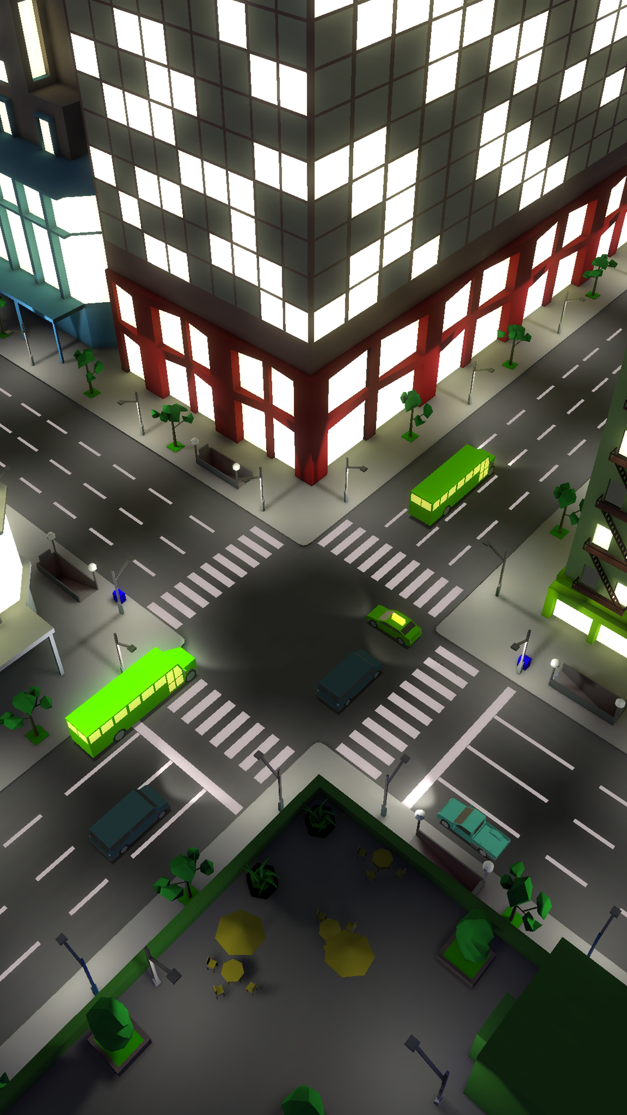 Screenshot of Crossroad crash