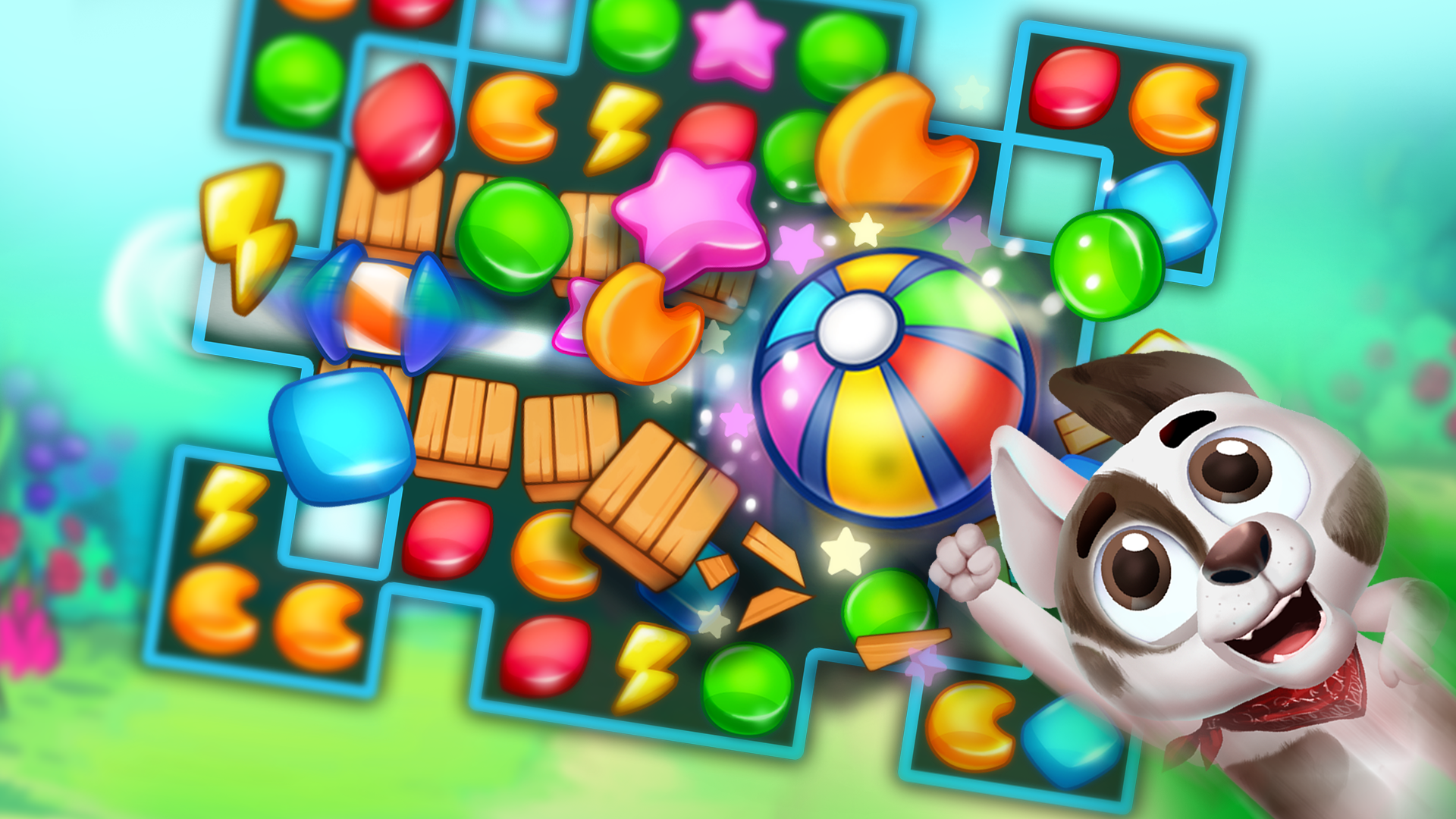 Animatch Friends: cute match 3 Game Screenshot