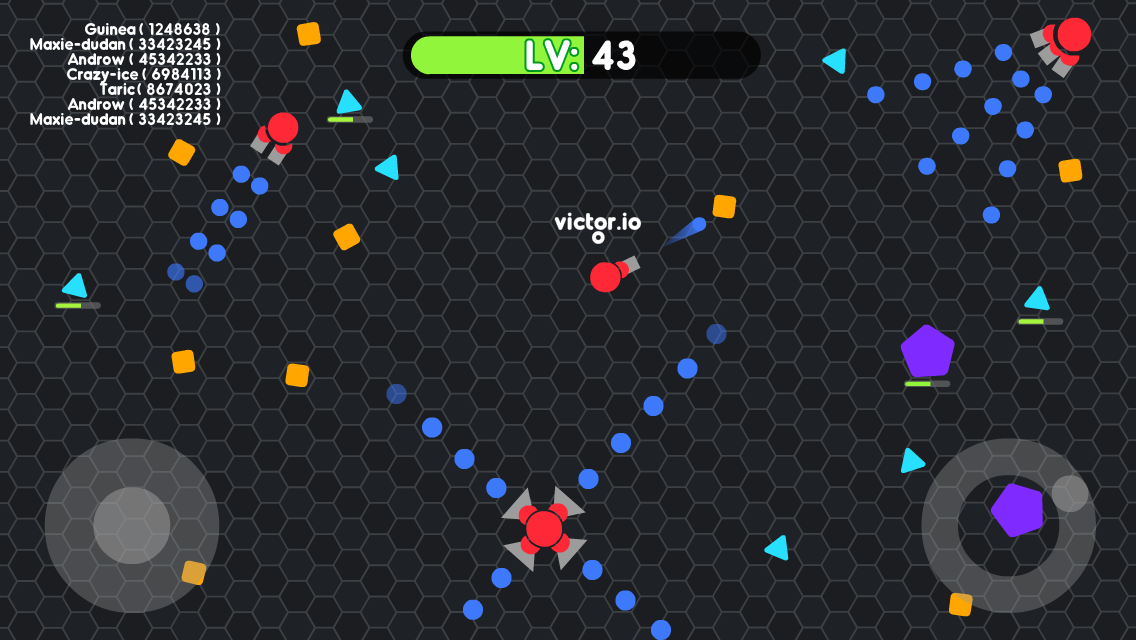 Force.io Diep - Tank Armor War ภาพหน้าจอเกม