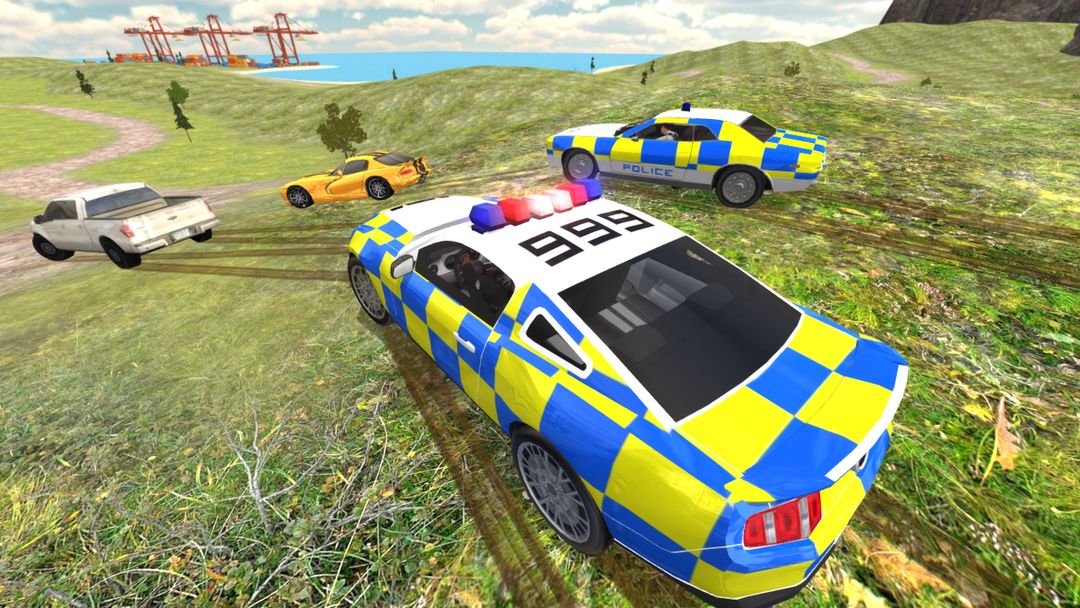 Police Car Driving vs Street Racing Cars screenshot game