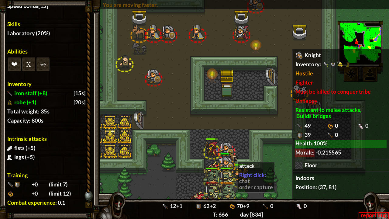 Screenshot of KeeperRL