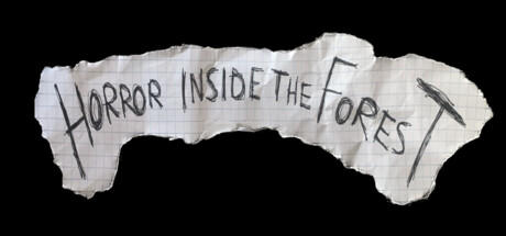 Banner of Horror inside the forest 