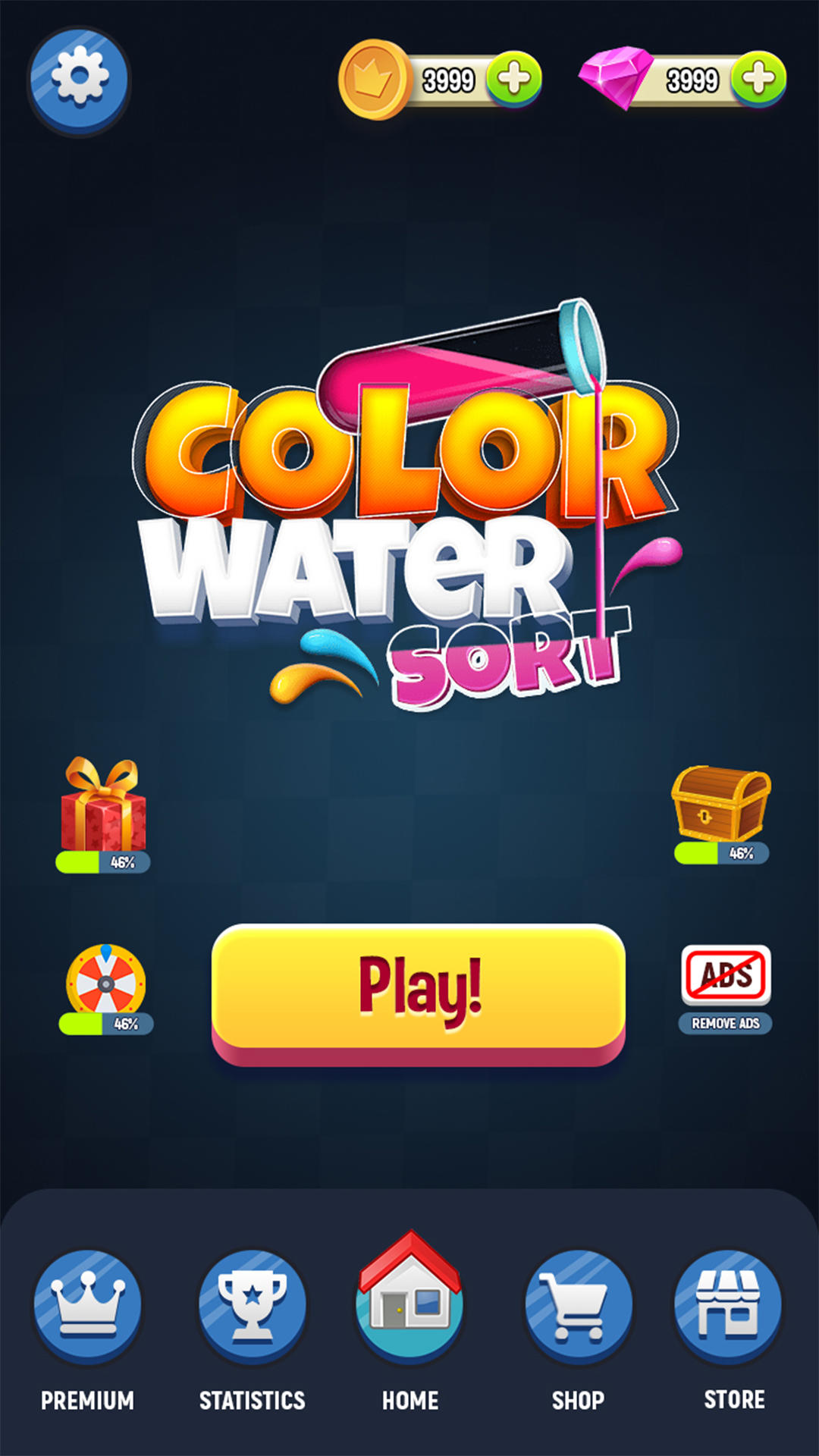 Screenshot of Water Color Sort 3D Puzzle
