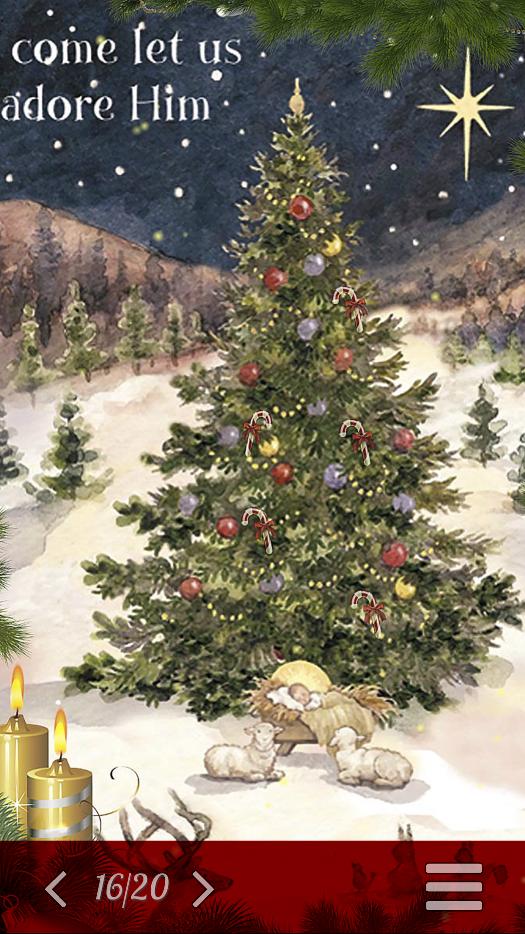 Screenshot 1 of Wimmelbild-Weihnachtszeit: Weihnachtskarten 1.0.2