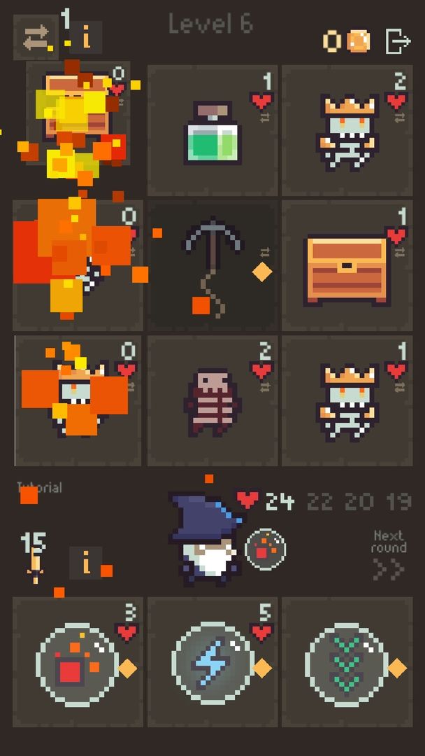 Card Fall screenshot game
