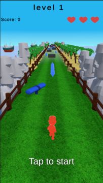 Runner Man 3D Game Screenshot