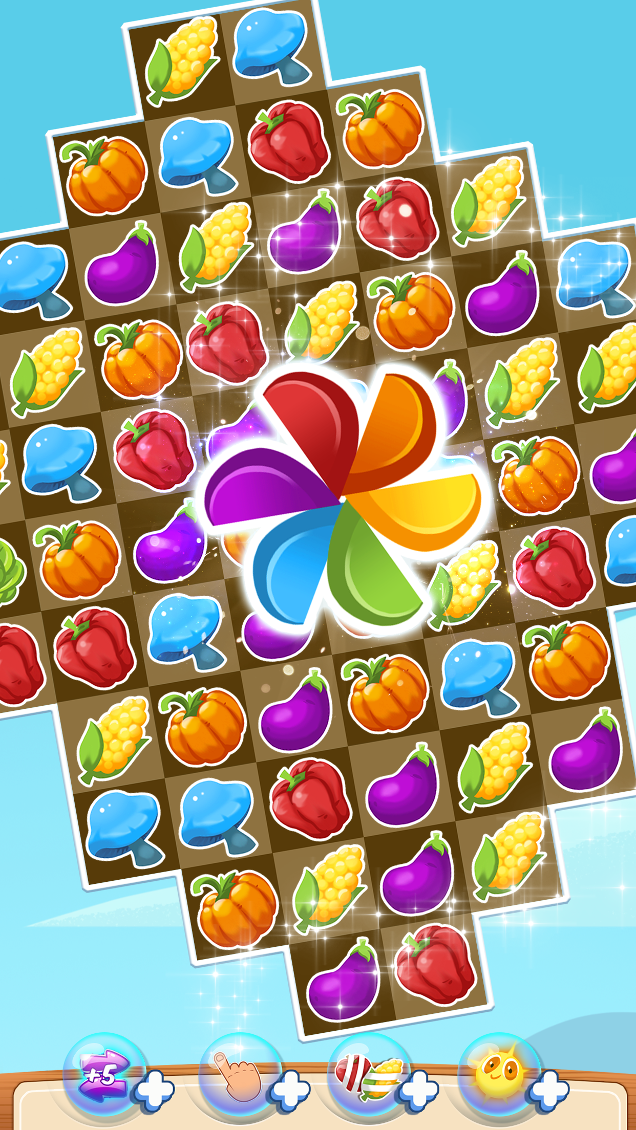 Cuplikan Layar Game Farm Day Match 3