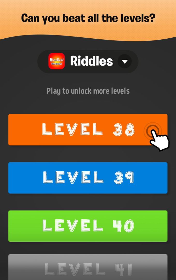Screenshot of Riddles - Just 500 Riddles