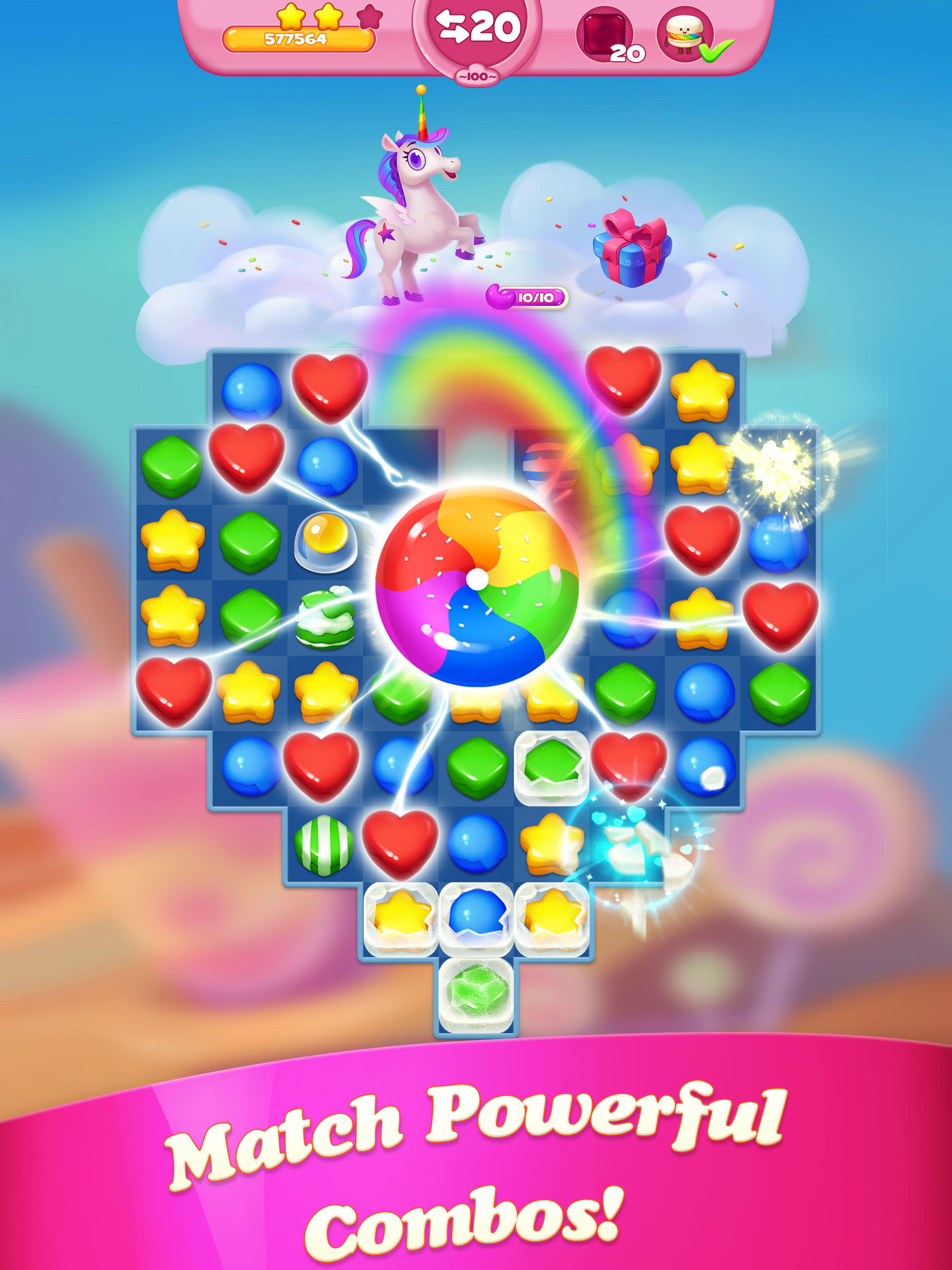 Cakingdom Match® Cookie Crush Game Screenshot