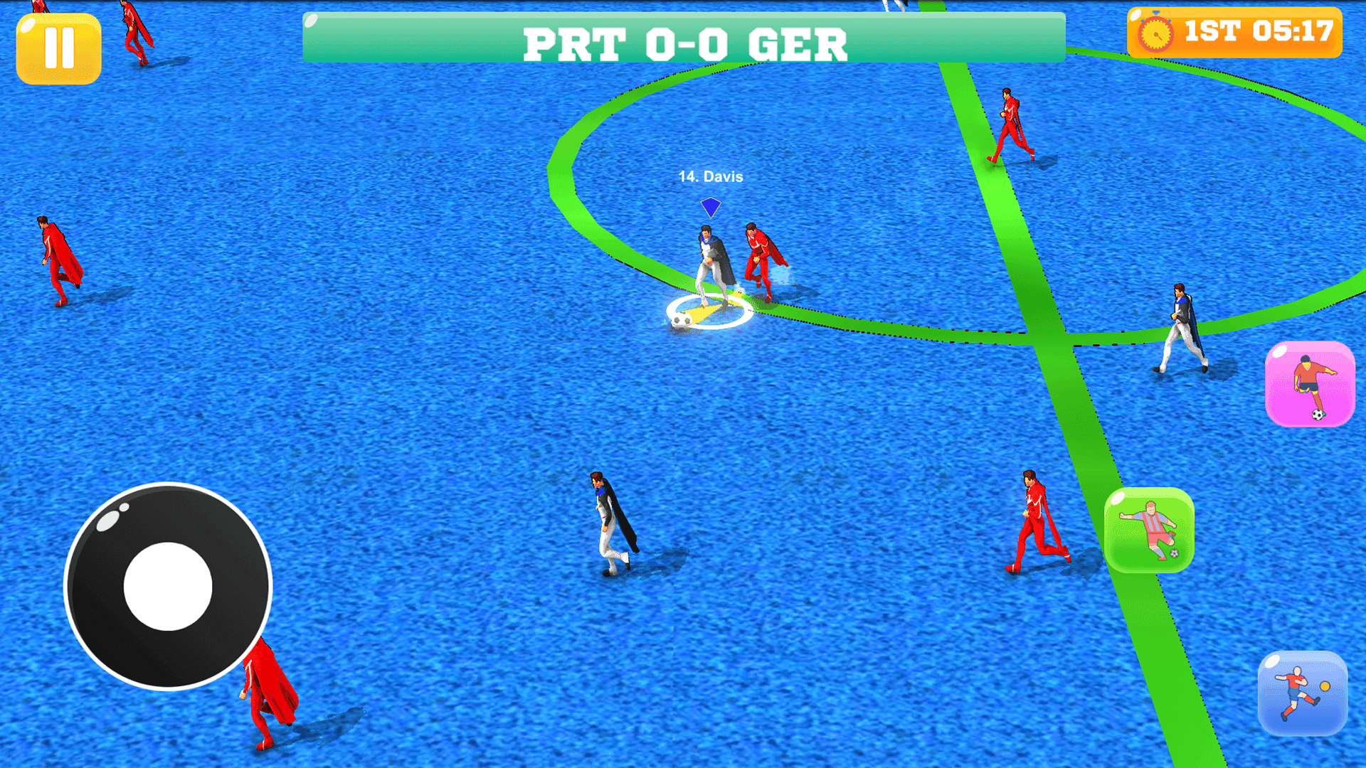 Football Superhero Soccer Game ภาพหน้าจอเกม