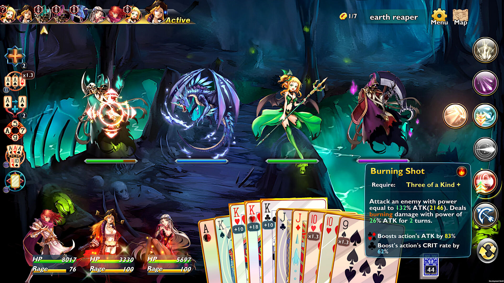 Eternal Dreams: Poker RPG Game Screenshot