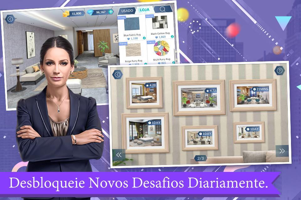 Captura de Tela do Jogo Design My Room