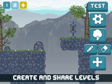 Скриншот игры Pixel Disc Golf 2