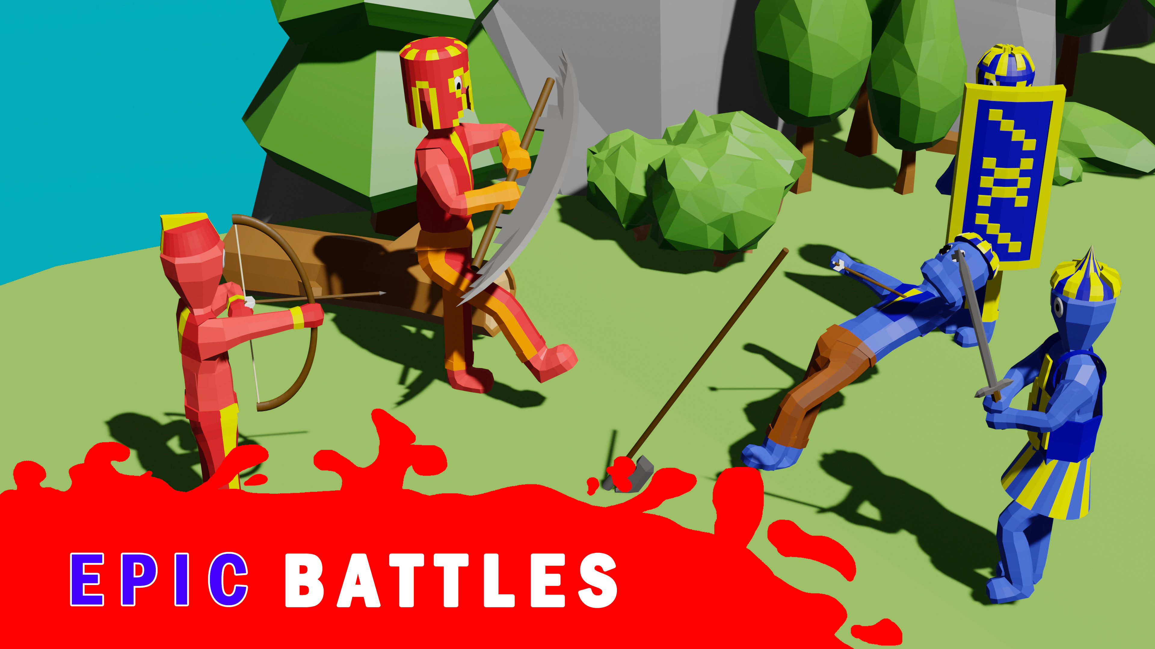 Скриншот игры Total Battle Ragdoll Simulator