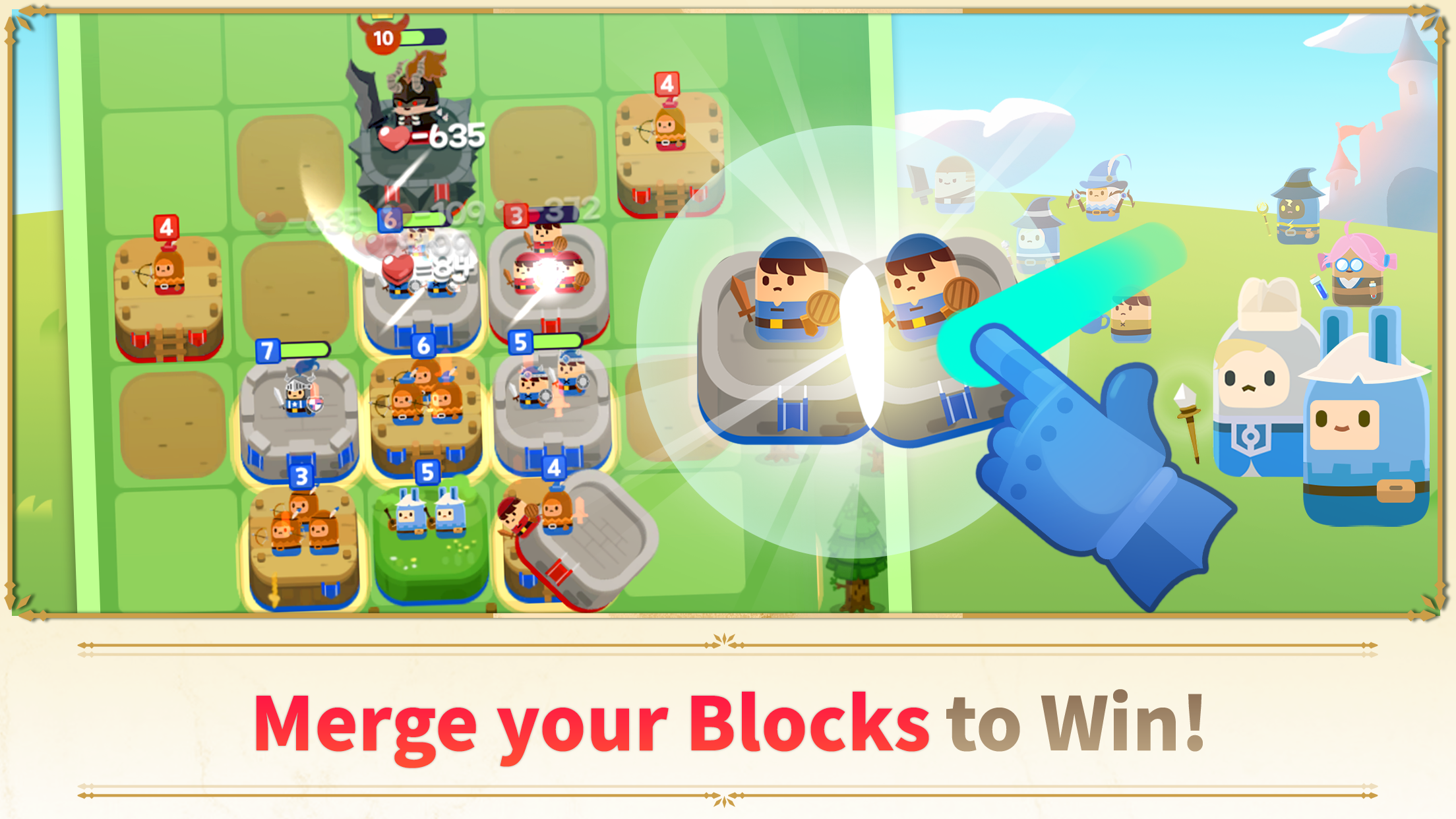 Merge Tactics: Kingdom Defense Game Screenshot