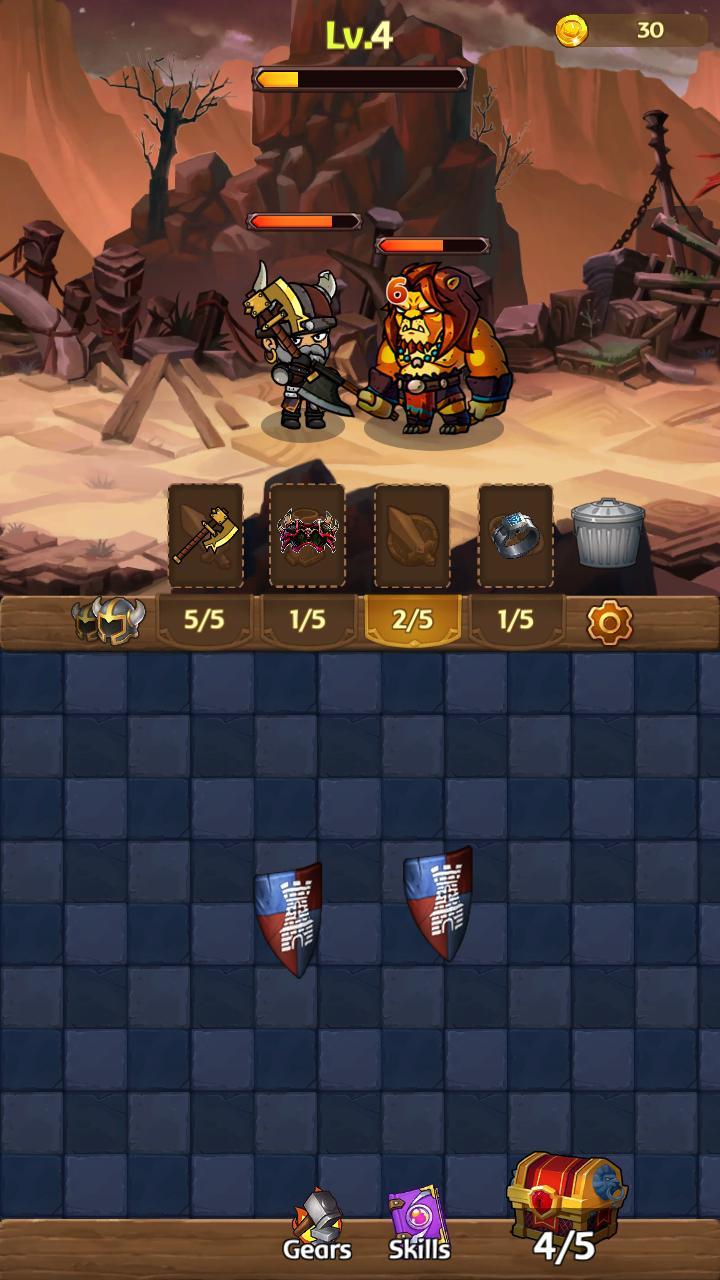 Скриншот игры Adventure merge - idle rpg