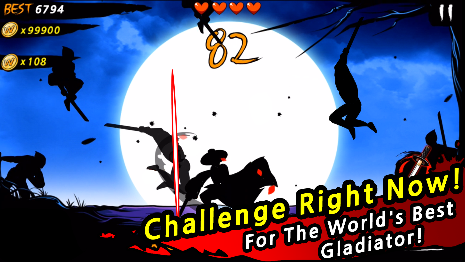 Captura de Tela do Jogo World Of Blade : Zombie Slashe