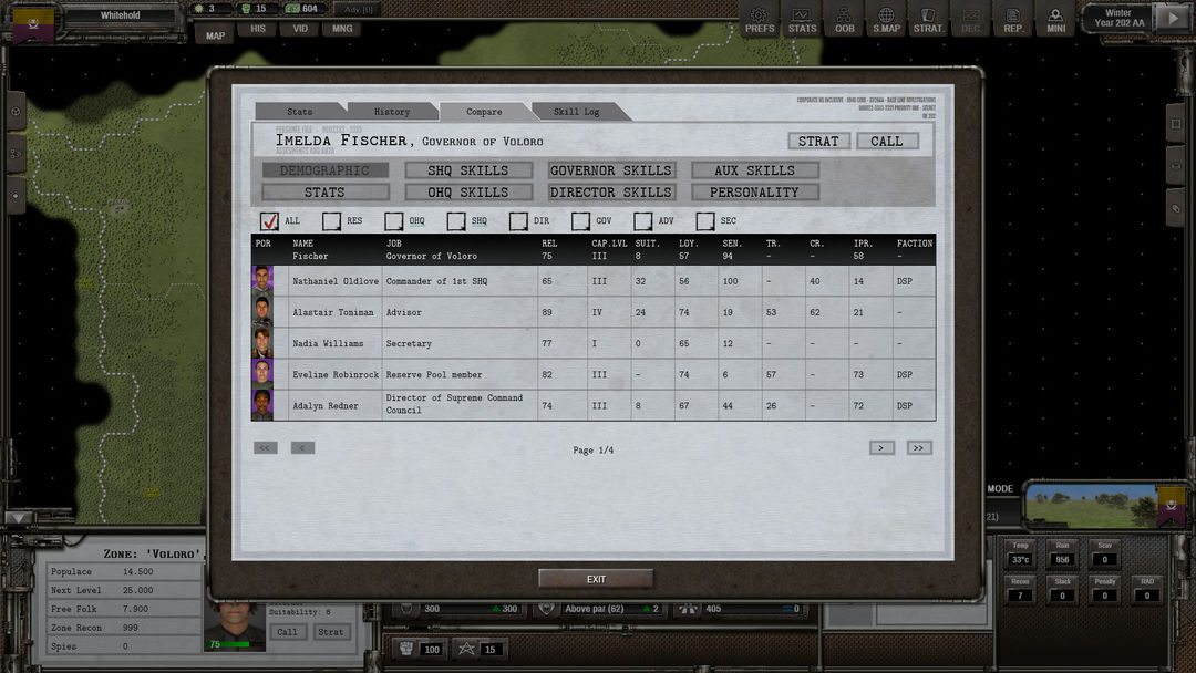 Screenshot of Shadow Empire