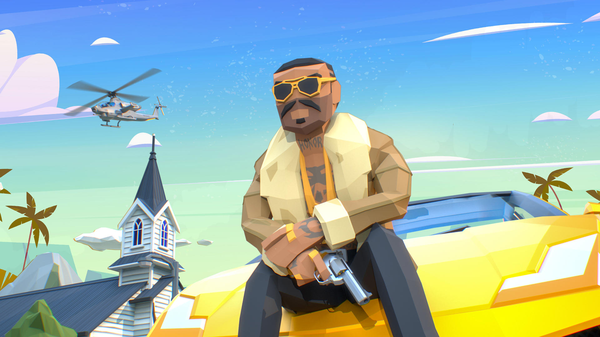 Polygon Theft Gangster Dude 3d 게임 스크린샷