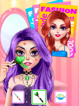 Cuplikan Layar Game Vampire Makeup Games for Girls