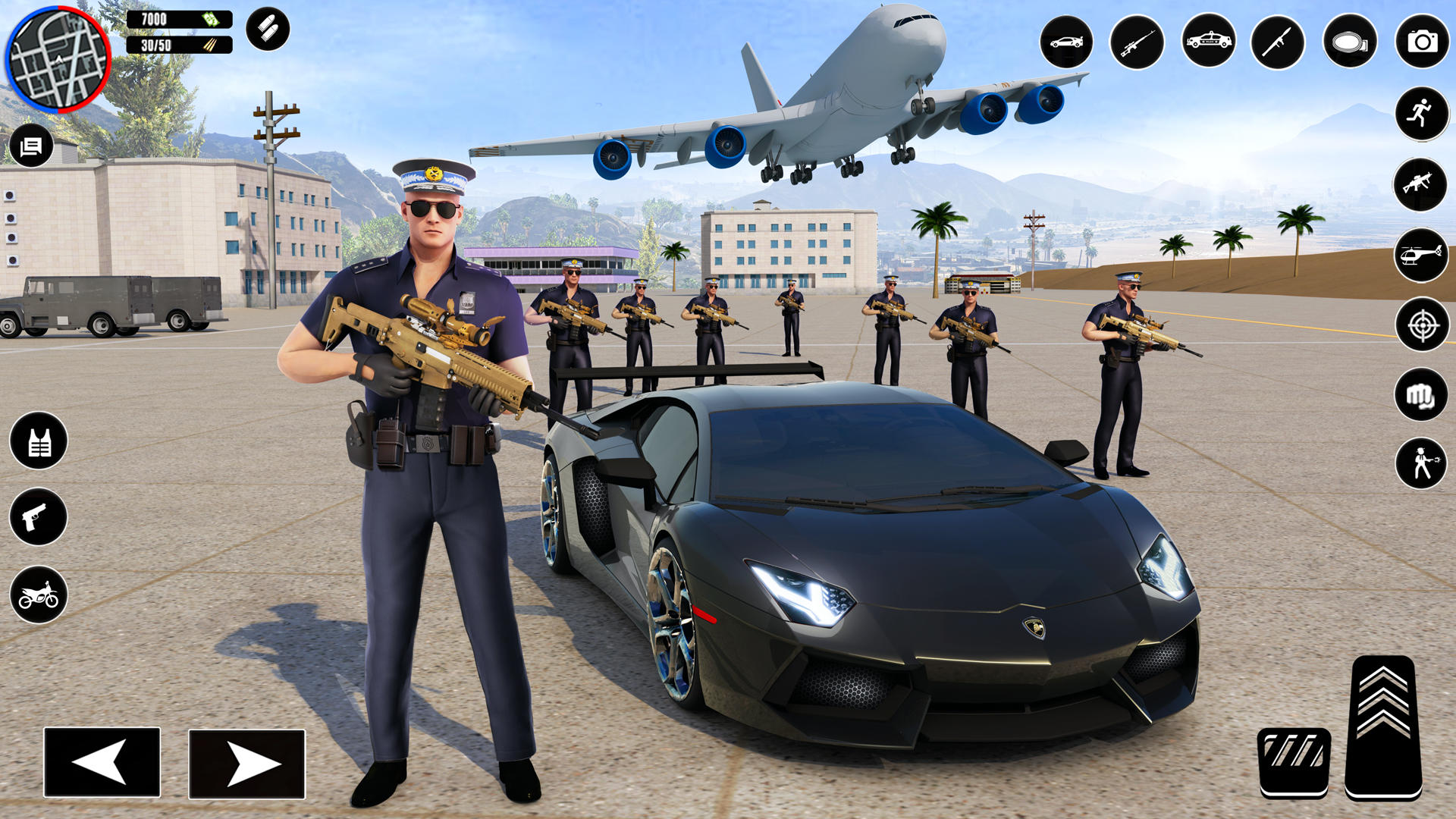 Police Transport Parking Games Game Screenshot
