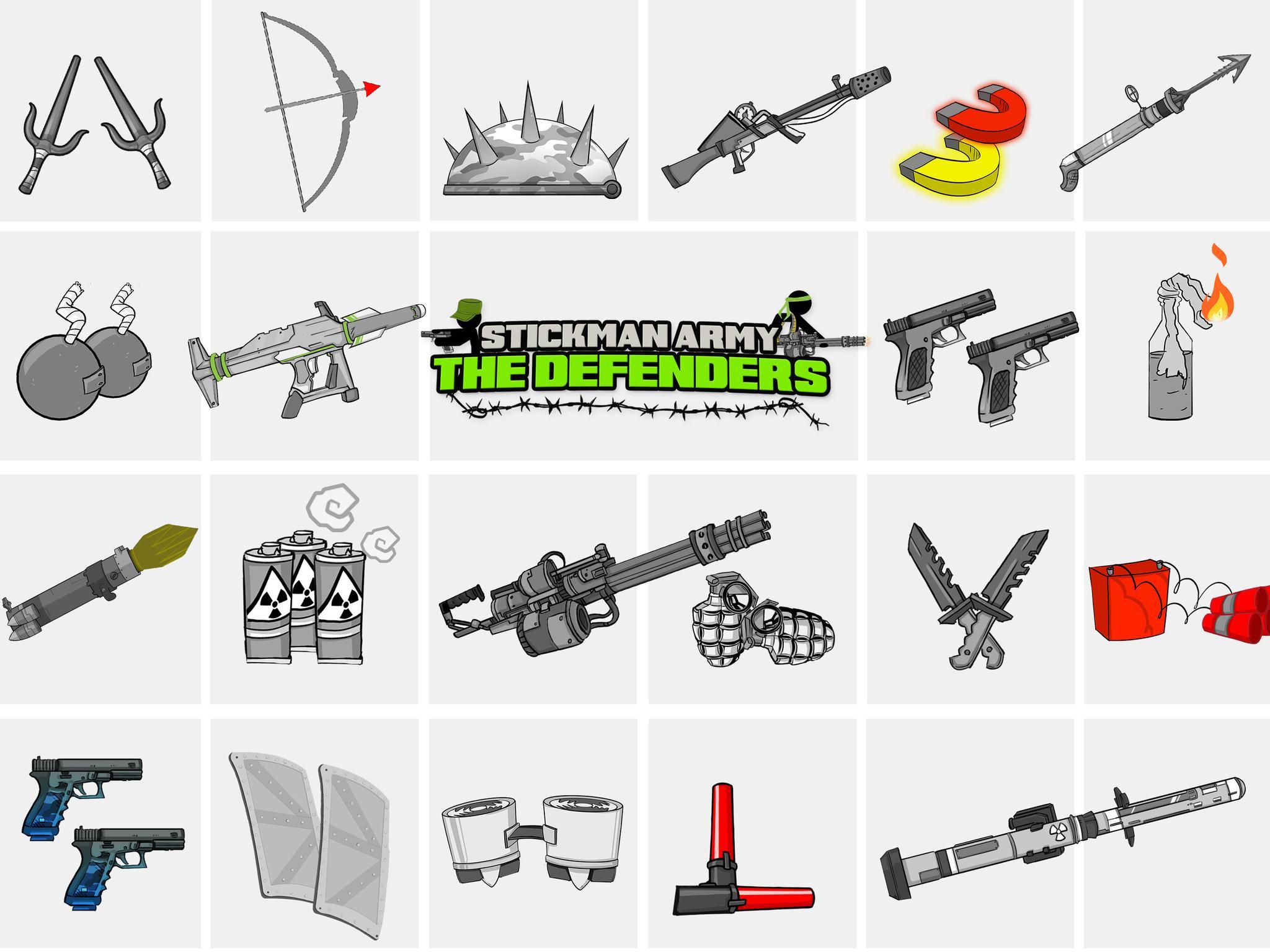 Stickman Army : The Defenders 게임 스크린샷