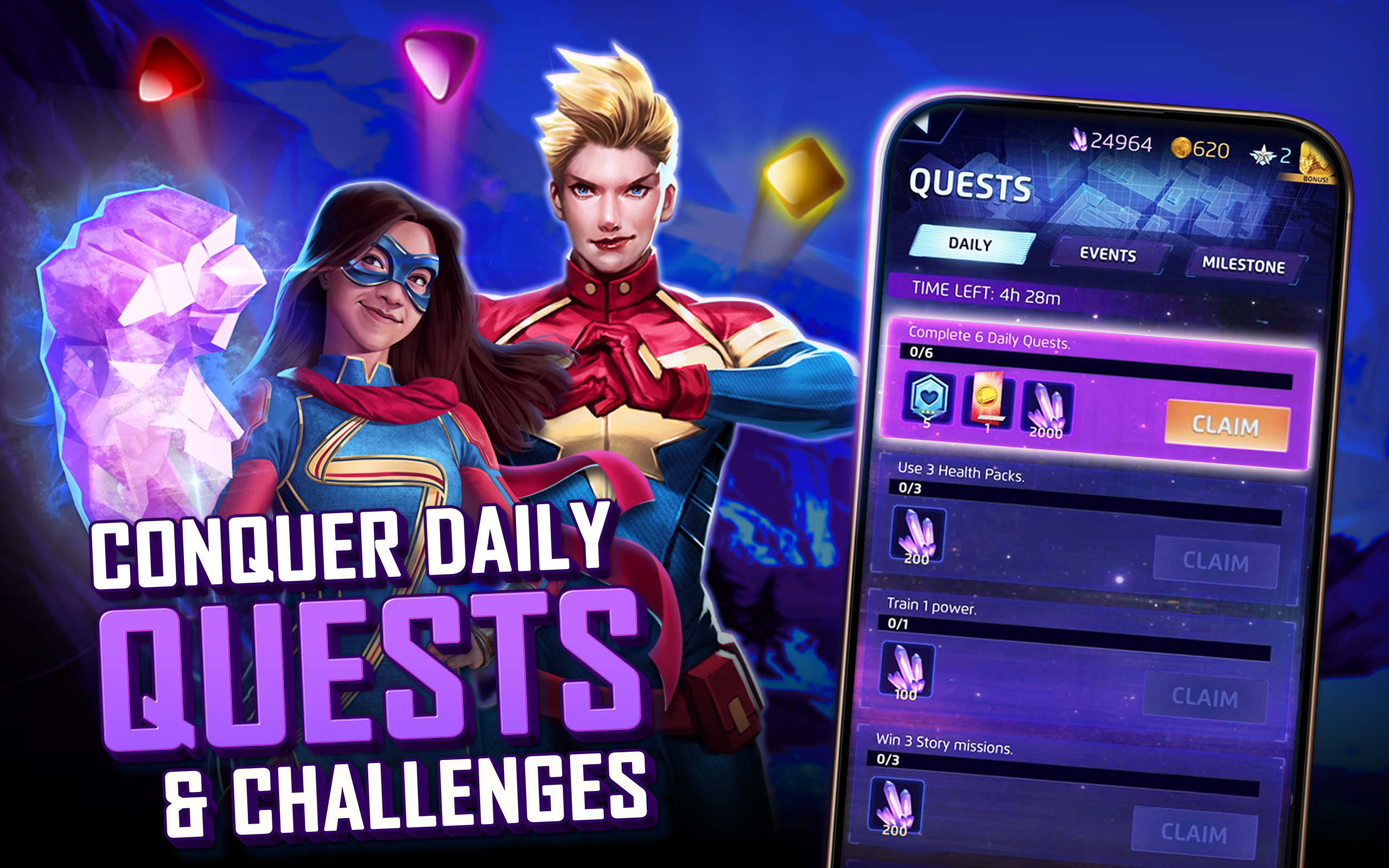 MARVEL Puzzle Quest: Match RPG Game Screenshot
