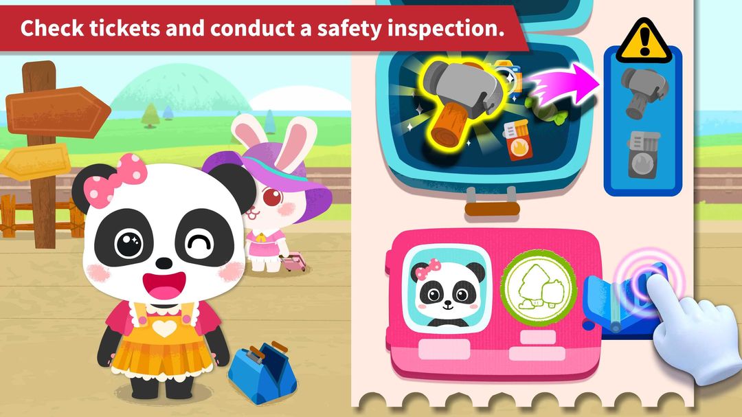 Baby Panda's Train ภาพหน้าจอเกม