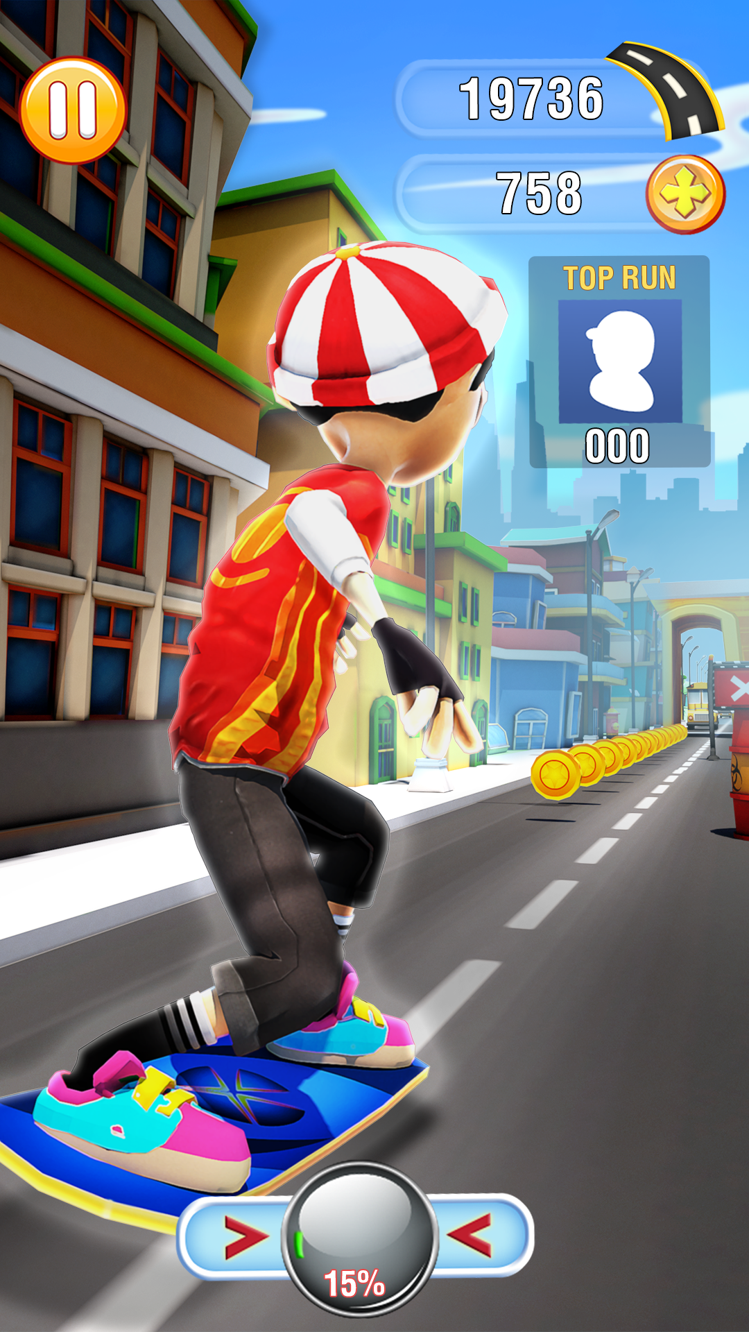 Big City Runner 3D Game Screenshot
