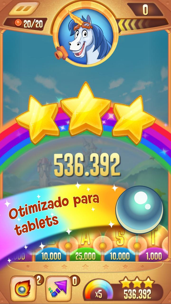 Captura de Tela do Jogo Peggle Blast