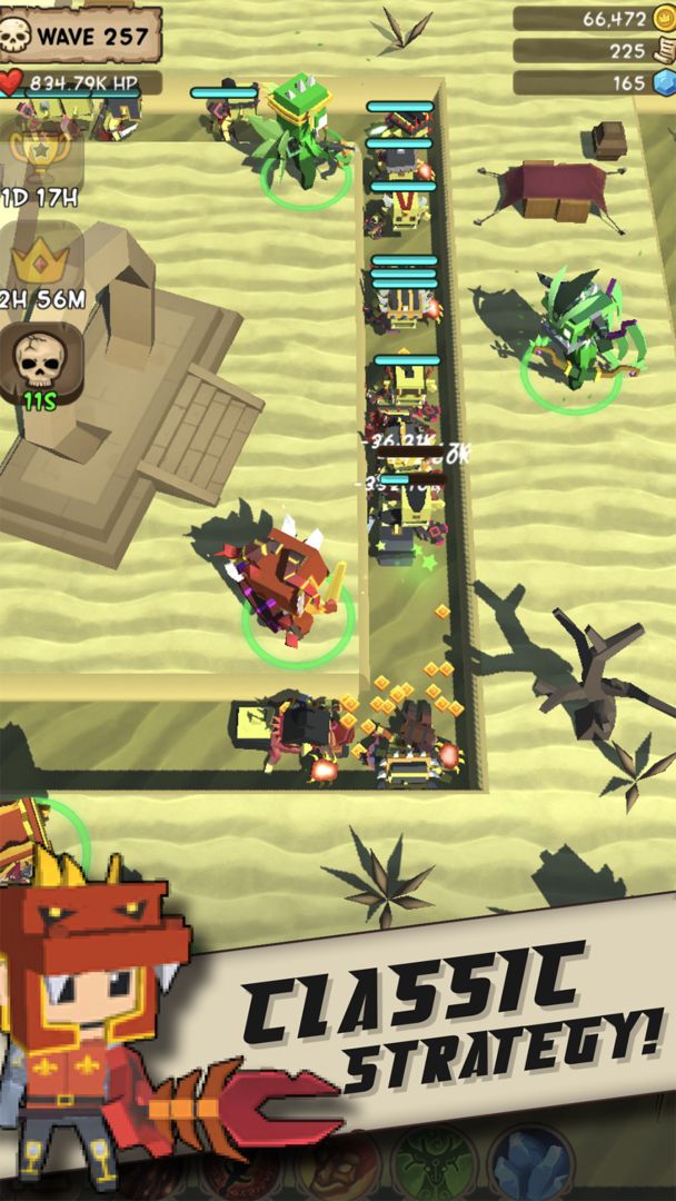 Idle Tower Defense Heroes screenshot game