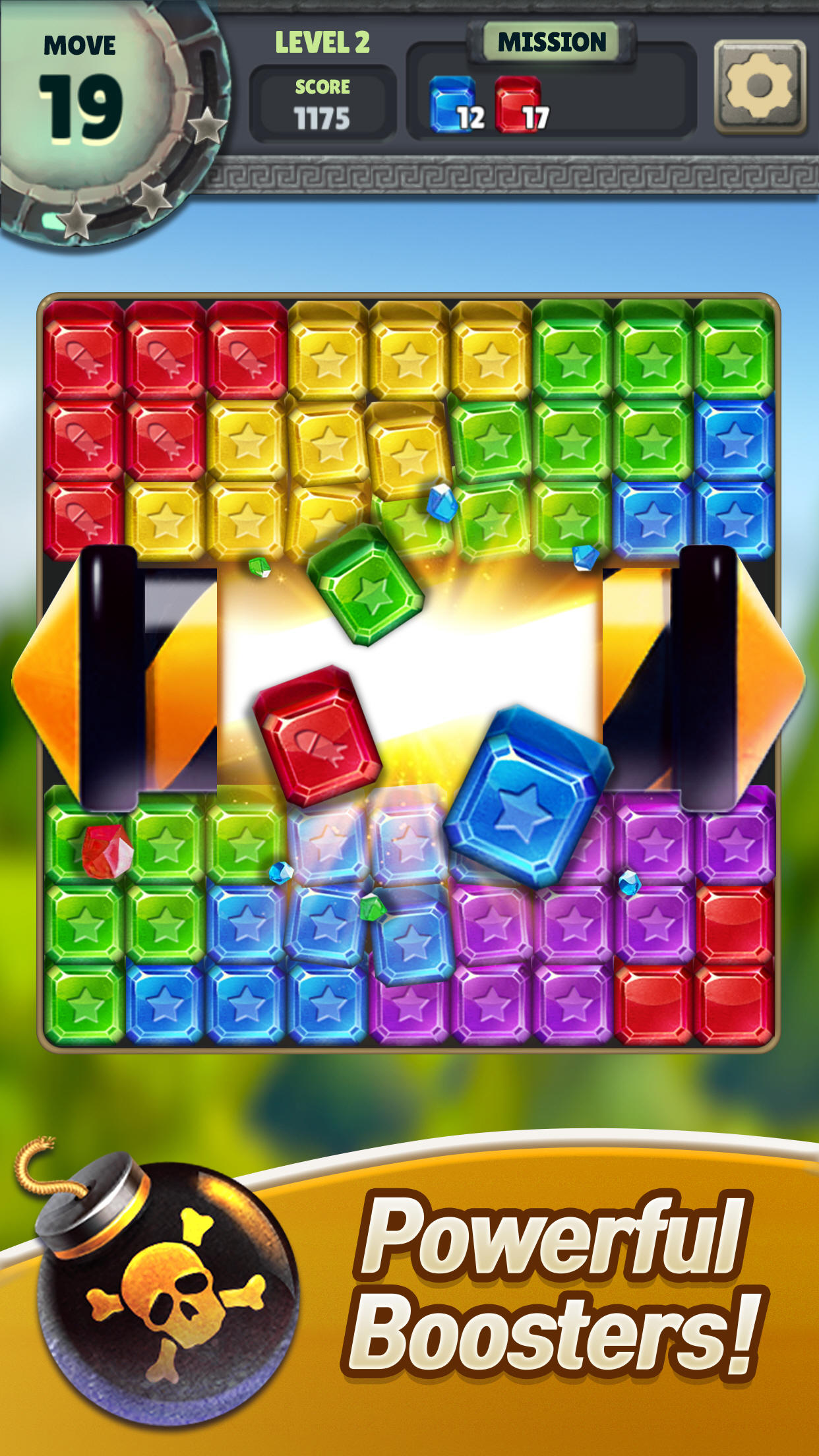 Jewel Blast : Temple Game Screenshot