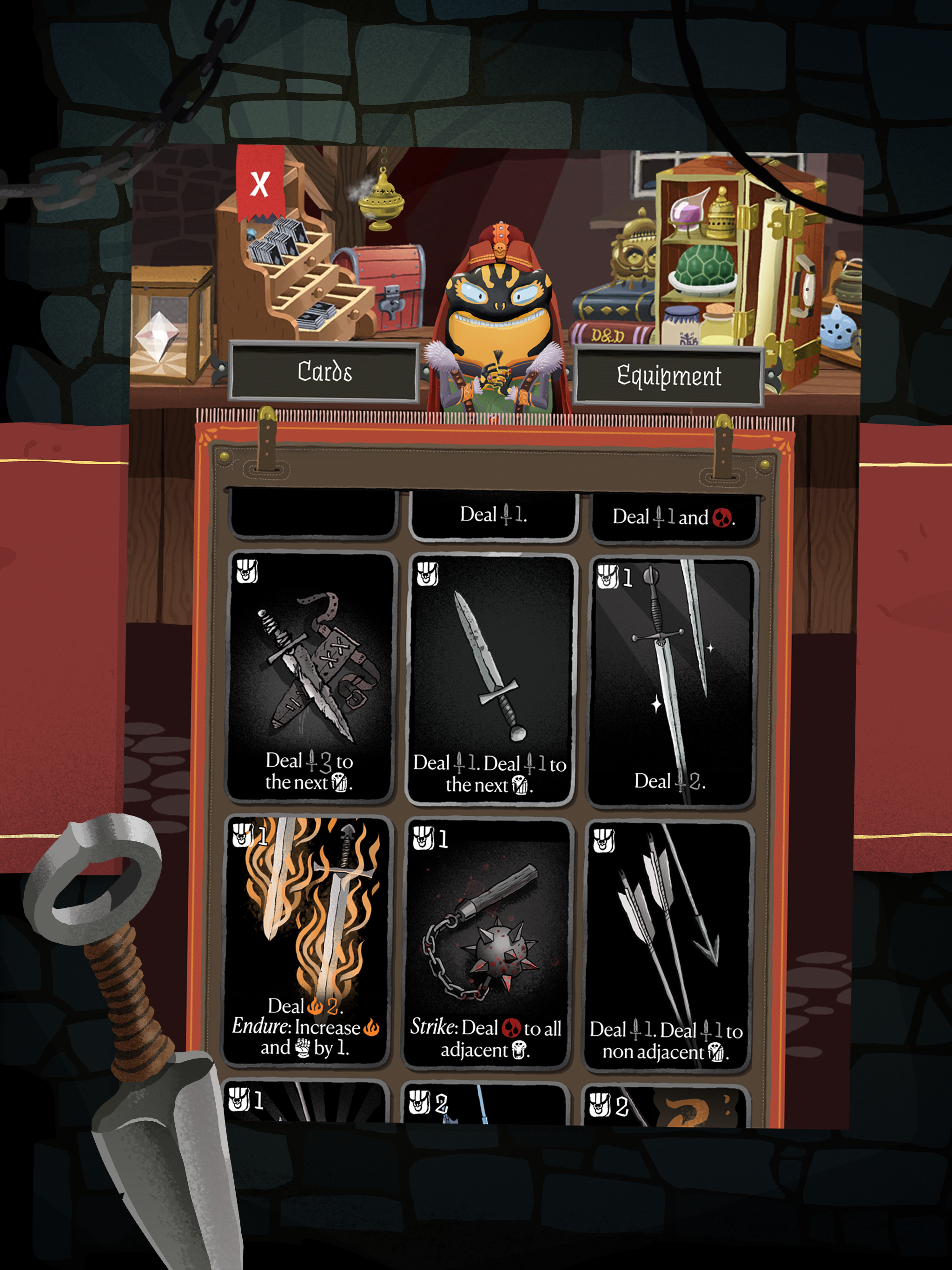 Card Crawl Adventure Game Screenshot