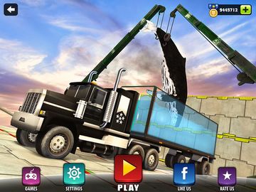 Impossible Whale Transport Truck Driving Tracks Game Screenshot