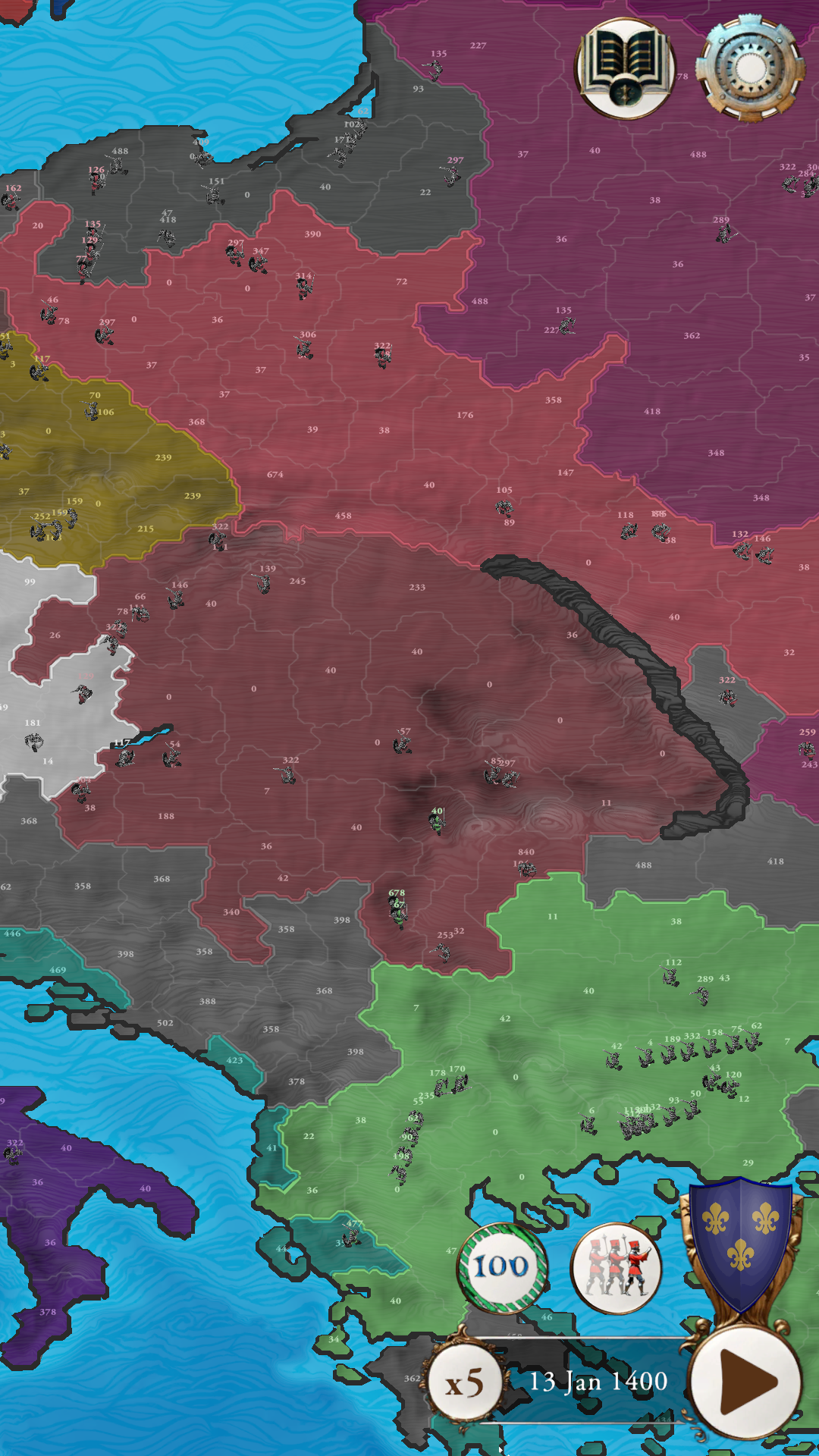 Europe Conquest 2 Game Screenshot