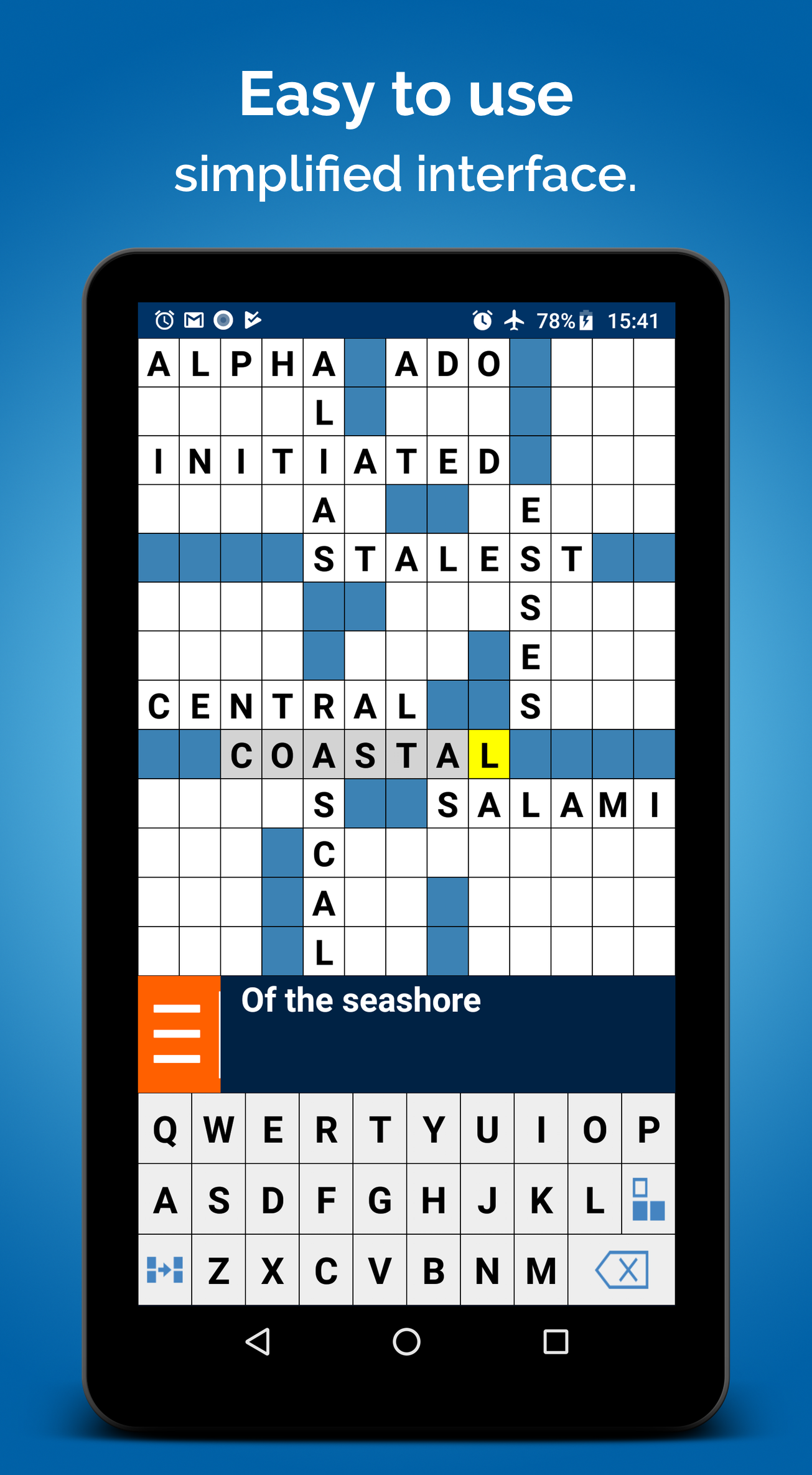 Cuplikan Layar Game Crossword Puzzle