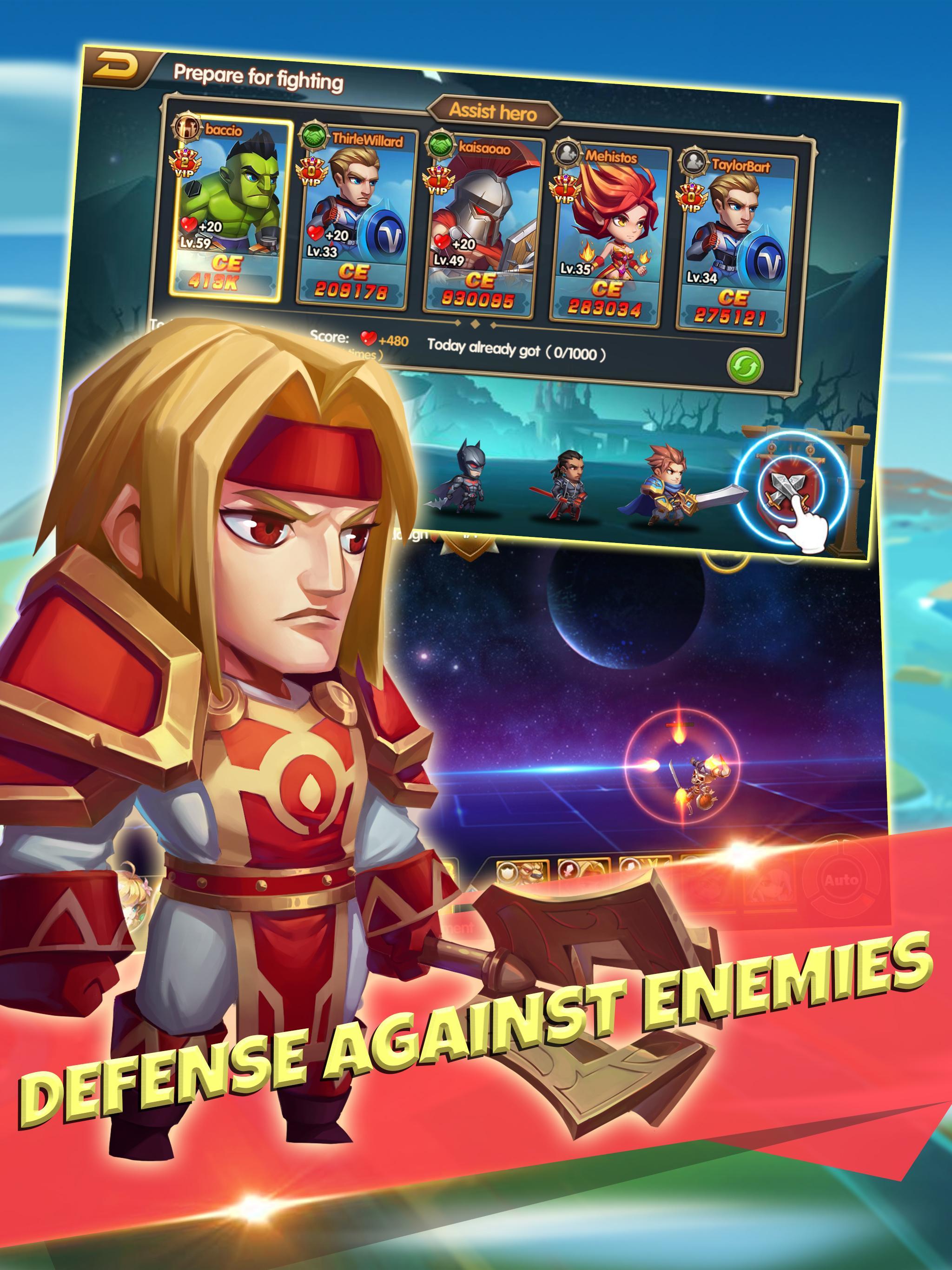 SuperHeroes Galaxy: Olympus Rising Game Screenshot
