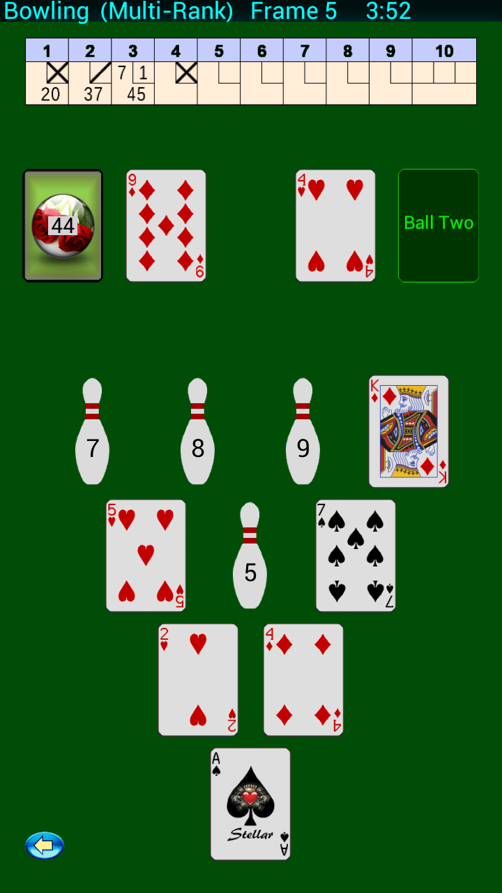 Stellar Solitaire Game Screenshot