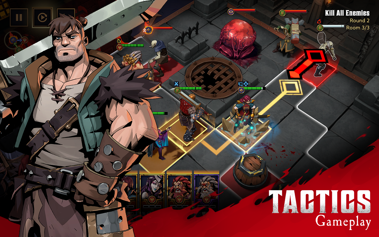 Grimguard Tactics: Fantasy RPG Game Screenshot