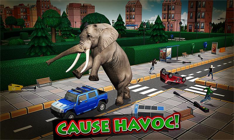 Ultimate Elephant Rampage 3D screenshot game