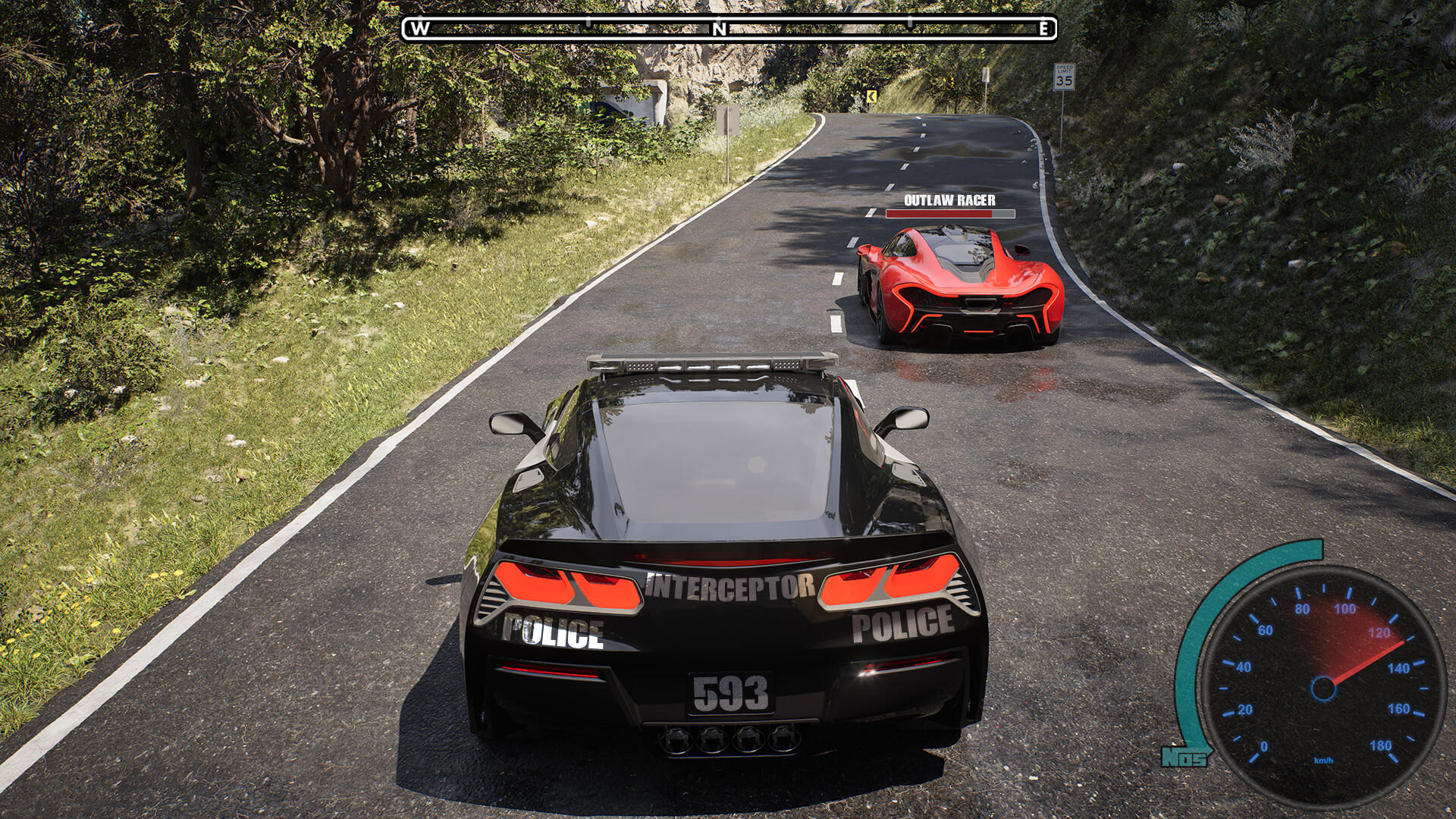 Screenshot of The Police Interceptors Simulator: War Against Racers