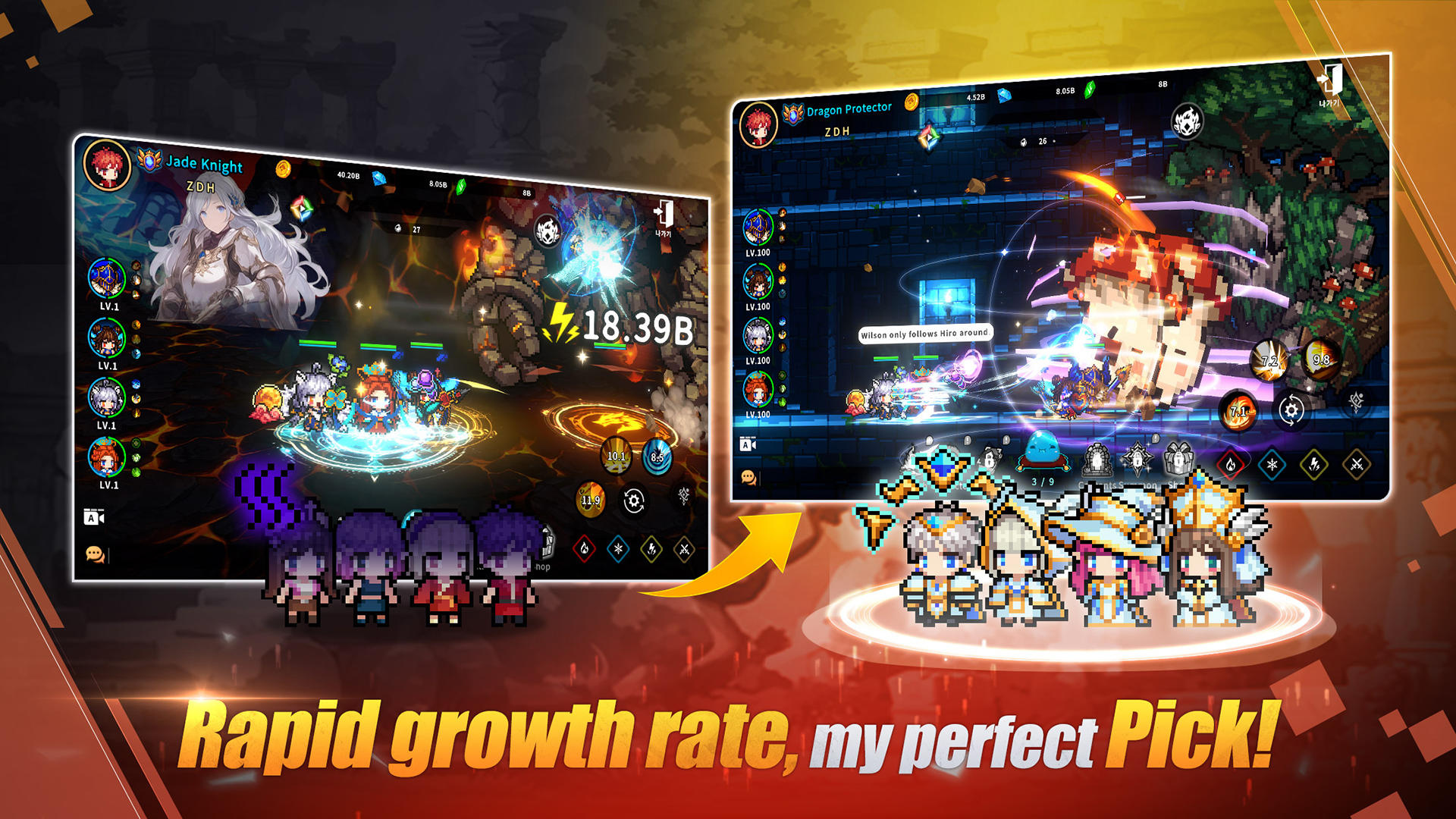 Pixel Heroic Legend-Idle Party Game Screenshot