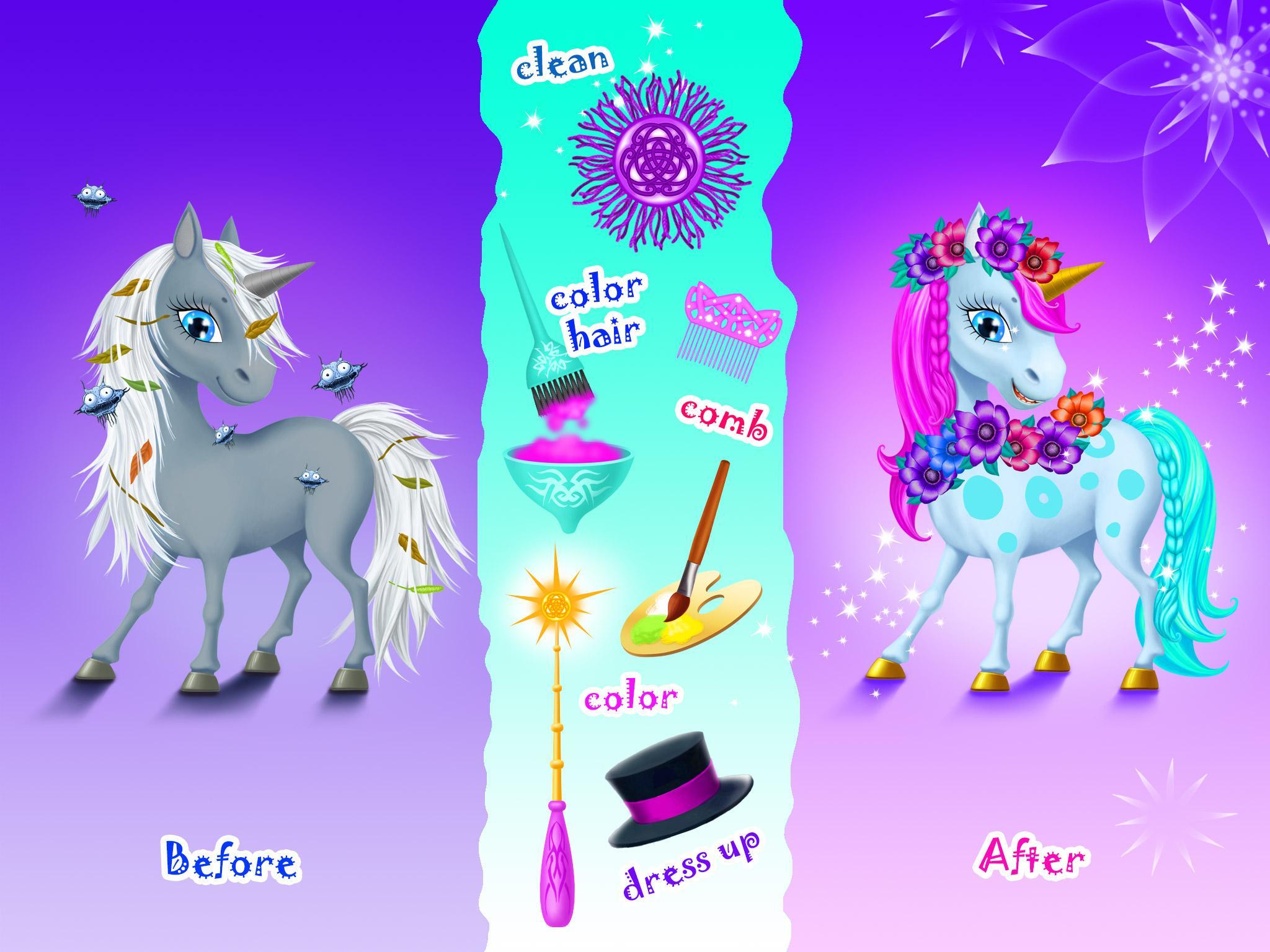 Fairyland Beauty Salon Game Screenshot