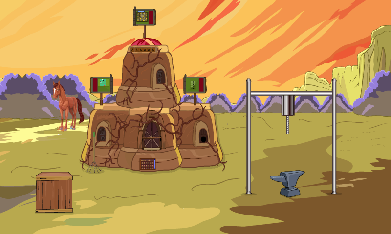 Escape The Horse Guard Game Screenshot