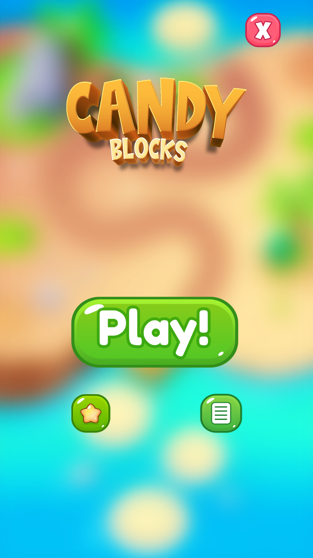 Candy Blocks Game Screenshot