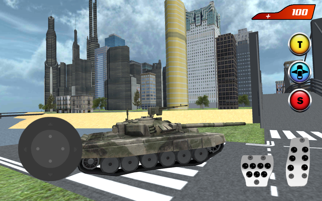 Screenshot of X Ray Flying Tank Robot