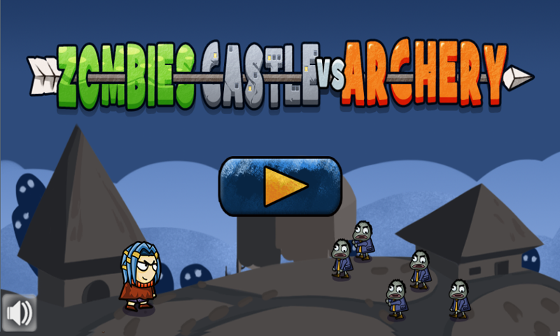 Zombies Castle VS Archery 게임 스크린샷