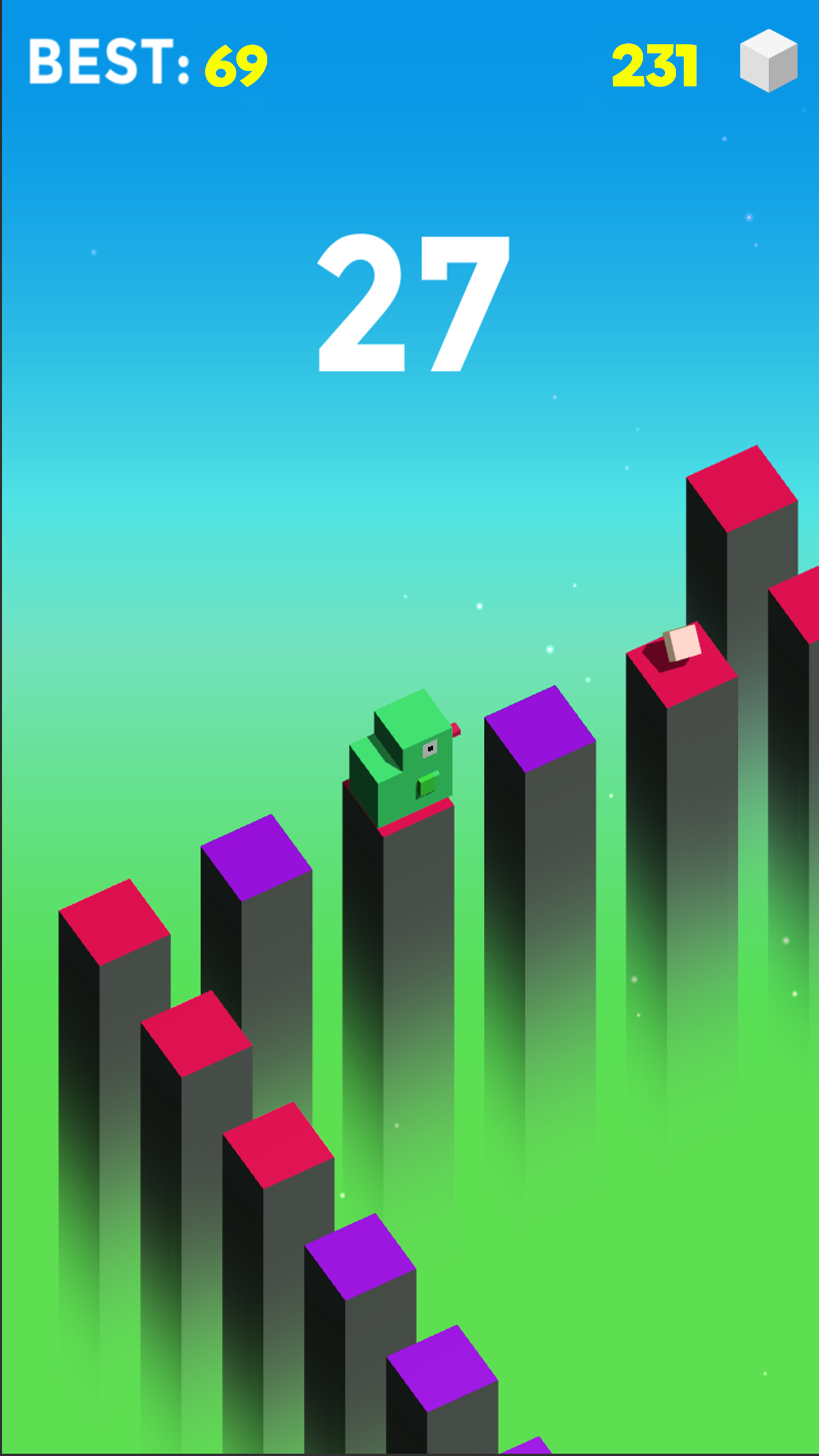 Jump Cube Game Screenshot